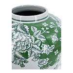 Ваза с зелеными цветочными и птичьими мотивами Vase Inspired by Nature варинант исполнения - 3 | Loft Concept в Челябинске