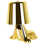 Настольная лампа фигурная цвета золото с гладким абажуром Высота 16 см Sophia варинант исполнения - 6 | Loft Concept в Челябинске