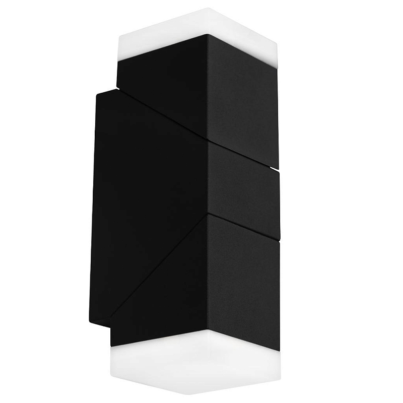 Уличный настенный светильник трансформируемый черного цвета из металла Urban Minimalist Черный Белый Уличный настенный светильник трансформируемый черного цвета из металла Urban Minimalist Черный Белый в Челябинске | Loft Concept