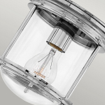 Потолочный светильник для ванных комнат с цилиндрическим стеклянным плафоном и одной лампой Hinkley варинант исполнения - 16 | Loft Concept в Челябинске