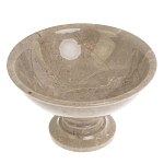Конфетница из бежевого мрамора Stone Candy Bowl варинант исполнения - 2 | Loft Concept в Челябинске