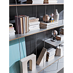 Модульный навесной стеллаж GRADUATE Bookshelves варинант исполнения - 5 | Loft Concept в Челябинске