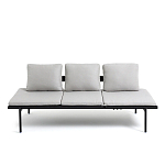 Диван-шезлонг черный Annet варинант исполнения - 1 | Loft Concept в Челябинске