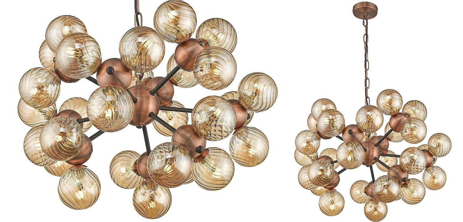 Люстра Berries Chandelier Amber 50 Люстра Berries Chandelier Amber 50 - Loft-Concept в Челябинске