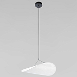 Подвесной светильник с белым тканевым плафоном в форме облака Crystal Cloud Junction варинант исполнения - 2 | Loft Concept в Челябинске