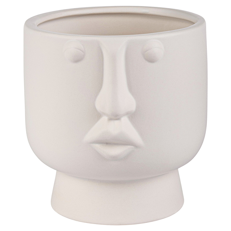Ваза керамическая Face forever One Белый Ваза керамическая Face forever One Белый в Челябинске | Loft Concept