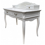 Стол-бюро белого цвета из массива бука с 4-мя ящиками White Provence варинант исполнения - 2 | Loft Concept в Челябинске