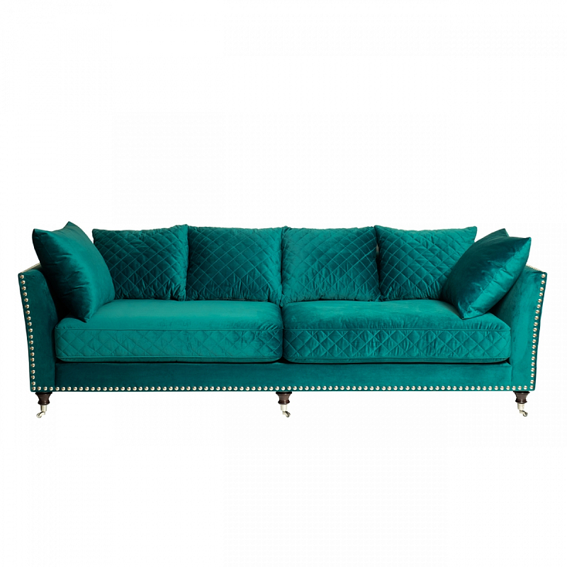 Диван Giorgio Sofa Turquoise Бирюзовый Диван Giorgio Sofa Turquoise Бирюзовый в Челябинске | Loft Concept