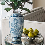 Ваза с синим цветочным орнаментом Blue & White Ornament  варинант исполнения - 4 | Loft Concept в Челябинске