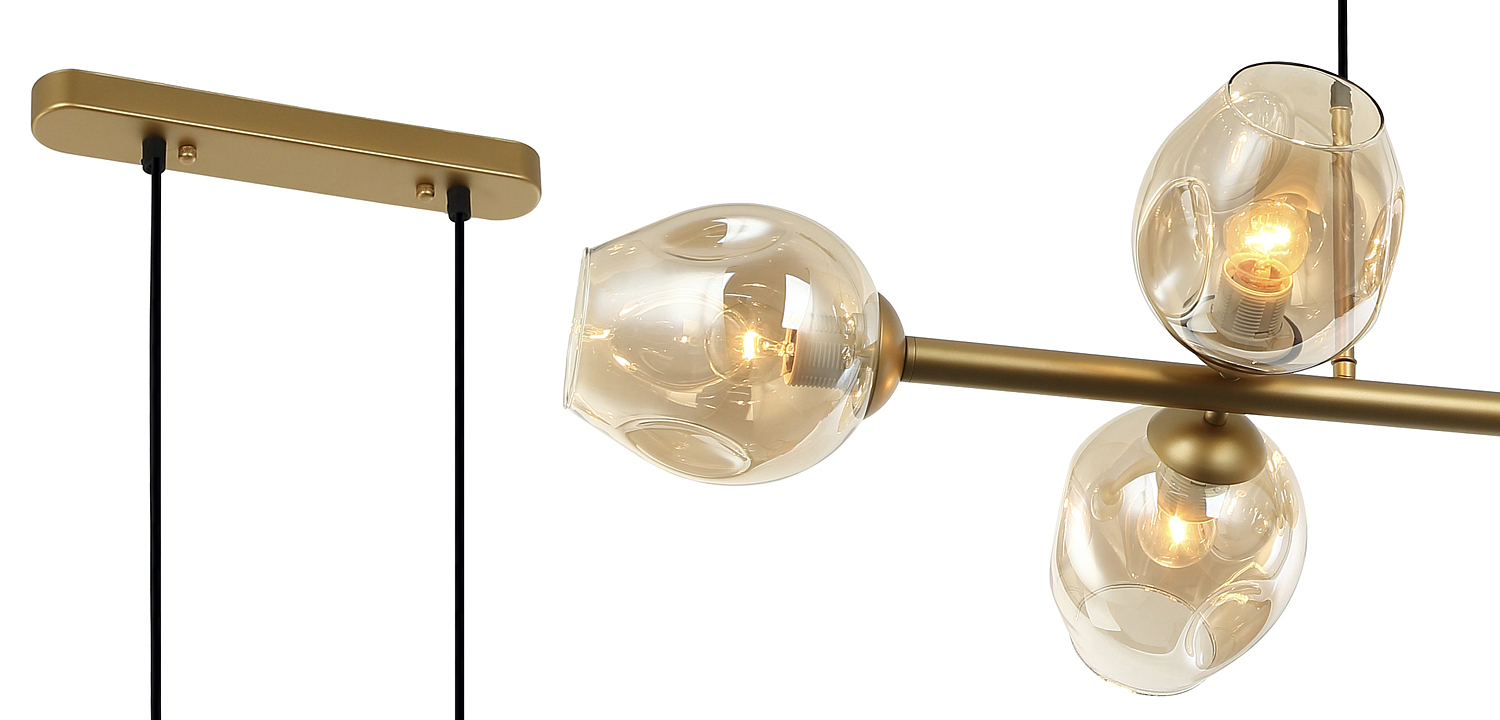 Люстра Branching Bubble Chandelier Line Gold Люстра Branching Bubble Chandelier Line Gold - Loft-Concept в Челябинске
