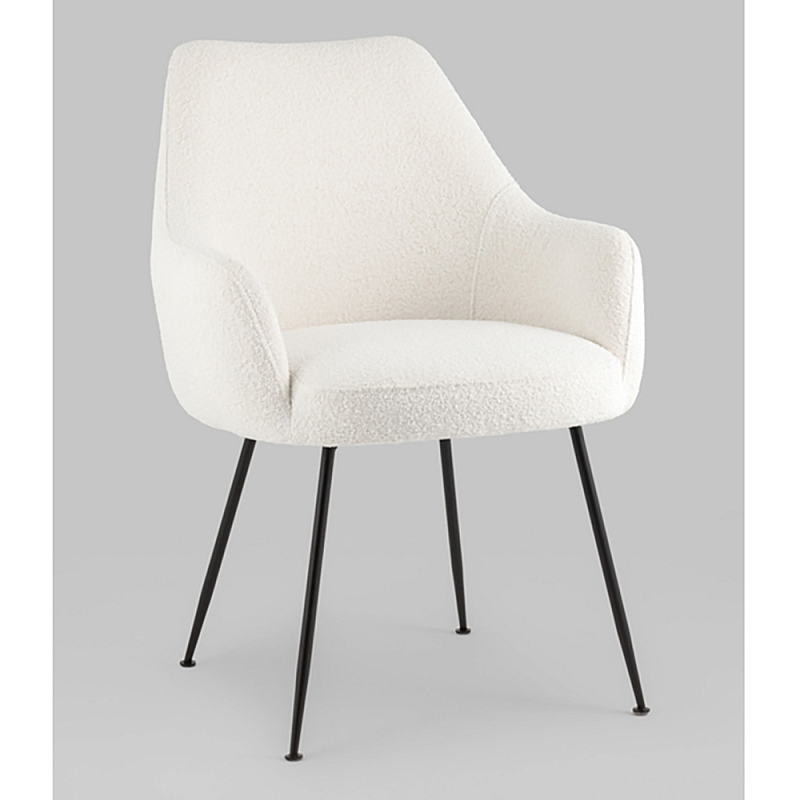 Кресло Floret комплект 2 шт. Белый Черный в Челябинске | Loft Concept 