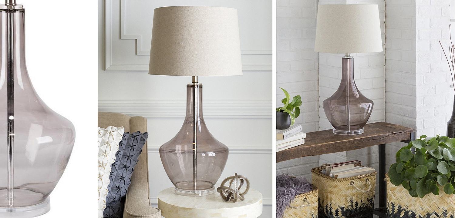 Настольная лампа Fantina Table lamp gray Настольная лампа Fantina Table lamp gray - Loft-Concept в Челябинске