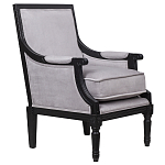 Кресло Harry Armchair black and grey velour варинант исполнения - 1 | Loft Concept в Челябинске