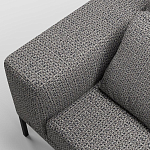 Мебельная ткань Шенилл серый цвет 142 см T4-46 варинант исполнения - 9 | Loft Concept в Челябинске