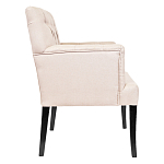 Кресло Addison Chic Armchair beige flax варинант исполнения - 1 | Loft Concept в Челябинске