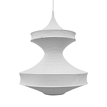 Подвесной вязаный белый светильник «Моника» варинант исполнения - 1 | Loft Concept в Челябинске