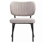 Стул мягкий с серо-бежевой буклированной обивкой Inspiration from Provence варинант исполнения - 1 | Loft Concept в Челябинске