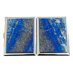 Портсигар с газовой зажигалкой из натурального камня Лазурит Stone Cigarettes Cases варинант исполнения - 4 | Loft Concept в Челябинске