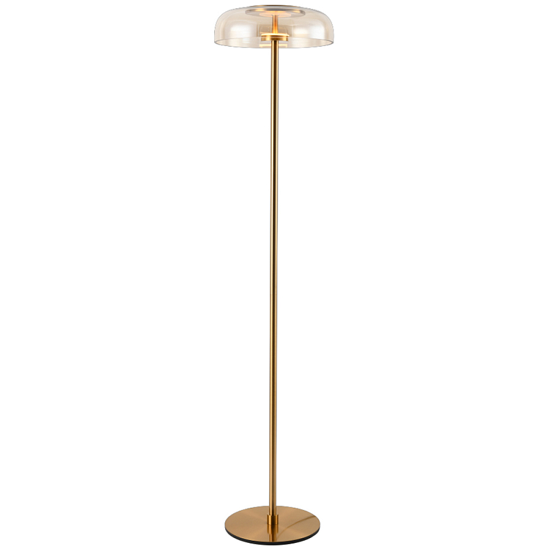 Торшер Blanton Amber Glass Brass Floor Lamp 30 Латунь Прозрачное Стекло Торшер Blanton Amber Glass Brass Floor Lamp 30 Латунь Прозрачное Стекло в Челябинске | Loft Concept