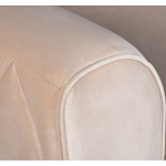 Кресло велюровое бежевое Cubic Silhouette варинант исполнения - 3 | Loft Concept в Челябинске