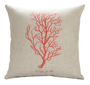 Подушка Красный коралл