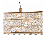 Люстра волнистой формы с текстурной огранкой Reflection of Reality варинант исполнения - 4 | Loft Concept в Челябинске