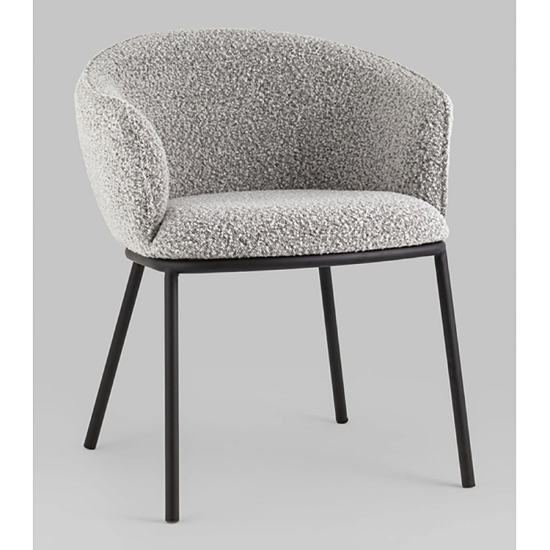 Стул обеденный Дон серый Серый Черный в Челябинске | Loft Concept 