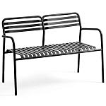 Скамья из алюминия Mack Metal Bench Black варинант исполнения - 1 | Loft Concept в Челябинске