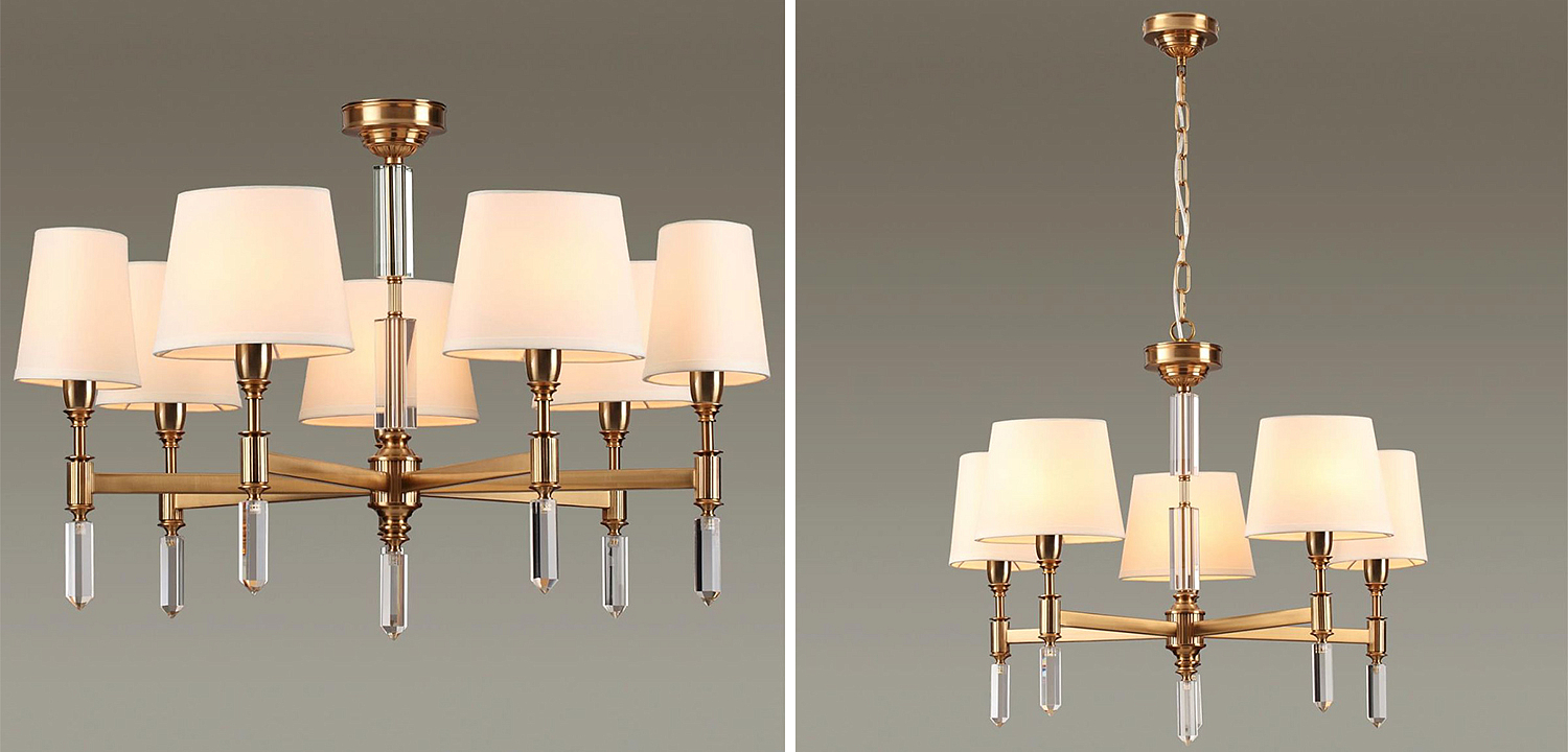 Люстра Ramona White Chandelier Люстра Ramona White Chandelier - Loft-Concept в Челябинске