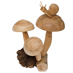 Статуэтка из дерева улитка Animals of the World варинант исполнения - 2 | Loft Concept в Челябинске