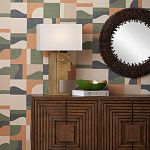 Настольная лампа с прямоугольным белым абажуром Skillful Face варинант исполнения - 6 | Loft Concept в Челябинске