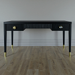 Письменный стол Elsa Dreams Black Шпон дерево с двумя ящиками варинант исполнения - 1 | Loft Concept в Челябинске