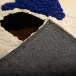 Ковер ручной работы Electric blue and popcorn варинант исполнения - 8 | Loft Concept в Челябинске