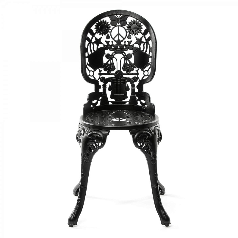 Стул Seletti Industry Collection ALUMINIUM CHAIR – BLACK Черный Стул Seletti Industry Collection ALUMINIUM CHAIR – BLACK Черный в Челябинске | Loft Concept