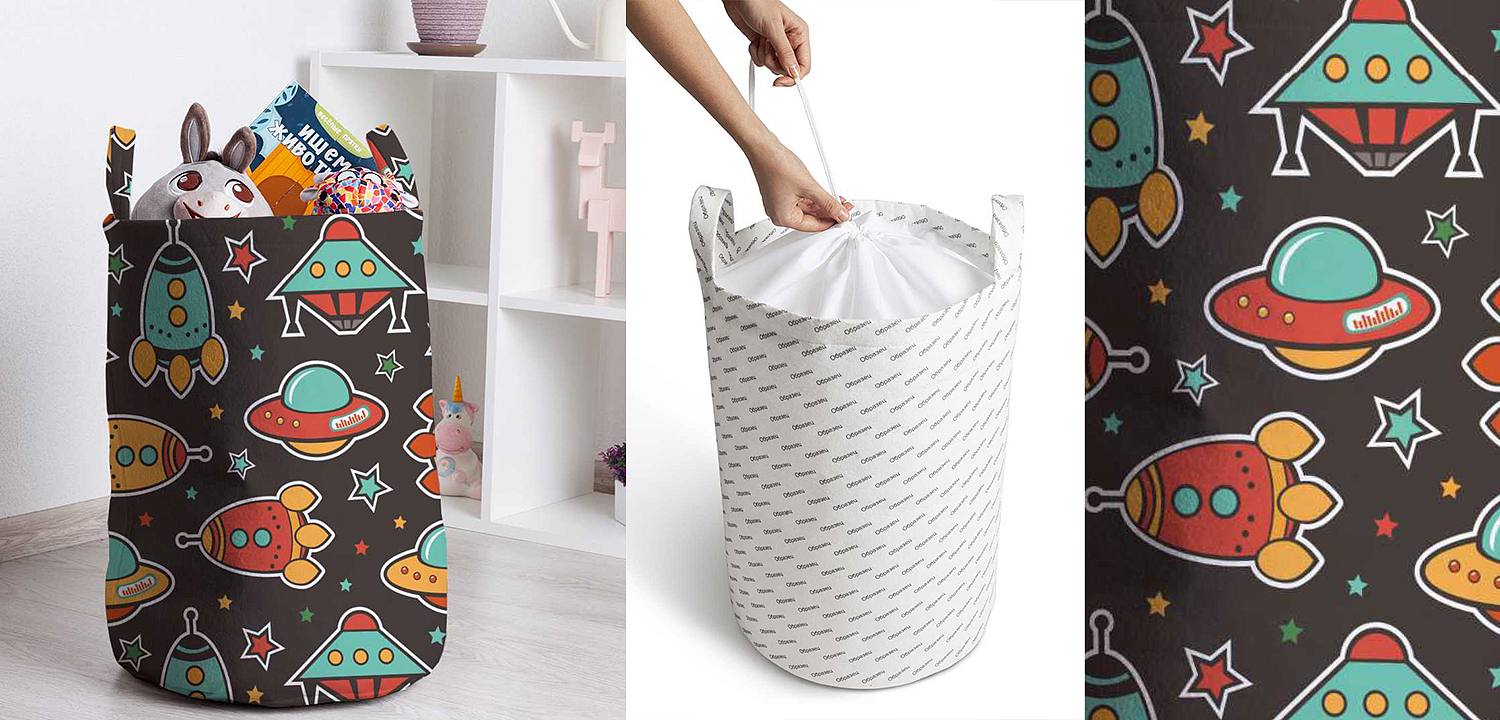 Корзина Space Pattern Basket Корзина Space Pattern Basket - Loft-Concept в Челябинске