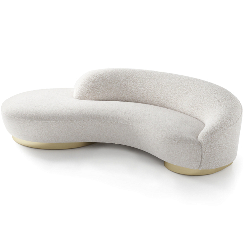 Диван Bjorn Sofa Молочный Латунь Диван Bjorn Sofa Молочный Латунь в Челябинске | Loft Concept