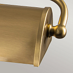 Светильник для картин цвета состаренная латунь с широким плафоном на прямоугольном основании Elstead Lighting варинант исполнения - 11 | Loft Concept в Челябинске