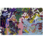 Homer Simpson in Paradise картина акрил на холсте варинант исполнения - 4 | Loft Concept в Челябинске