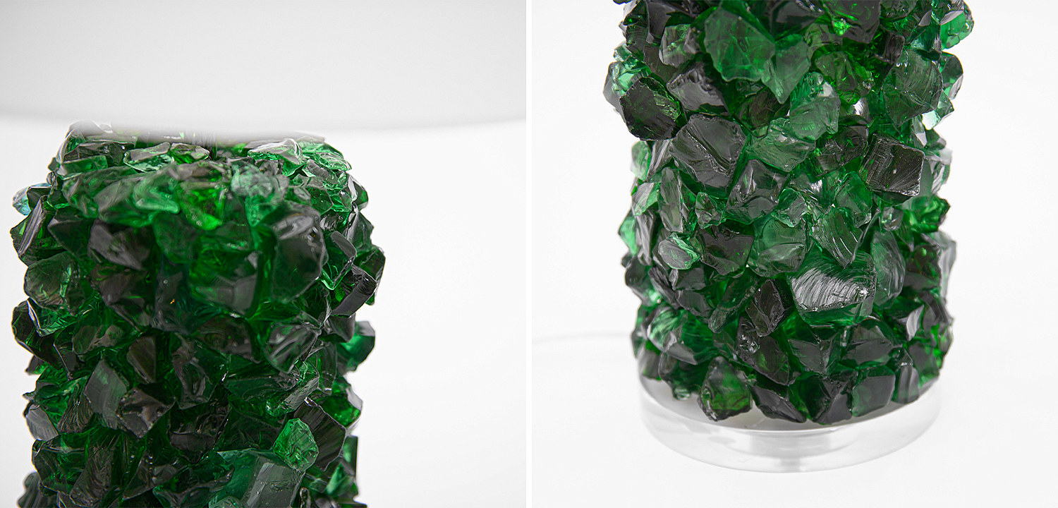 Настольная лампа Enide Green Table Lamp с абажуром Настольная лампа Enide Green Table Lamp с абажуром - Loft-Concept в Челябинске