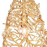 Подвесной светильник золотой в виде кораллов Coral Decor варинант исполнения - 1 | Loft Concept в Челябинске