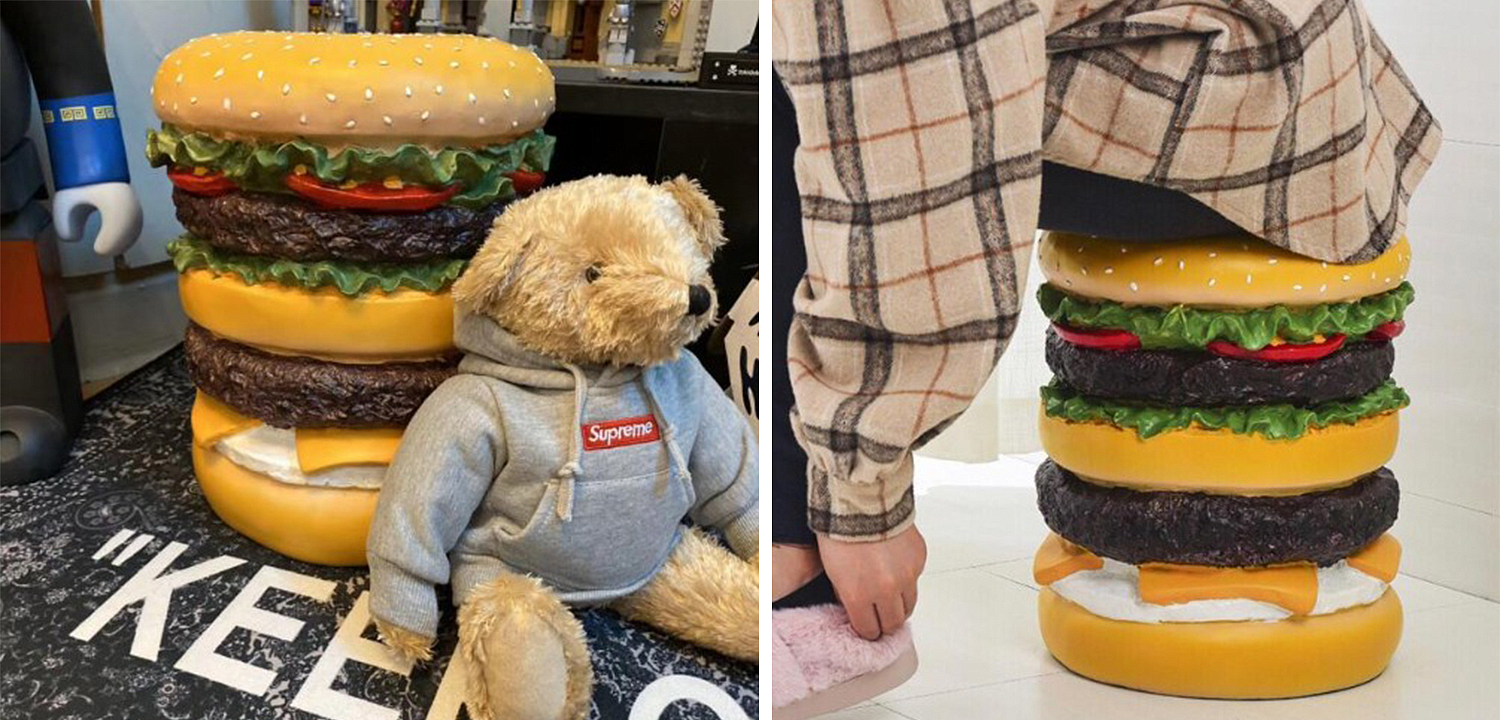 Приставной табурет Гамбургер Hamburger Stool Приставной табурет Гамбургер Hamburger Stool - Loft-Concept в Челябинске