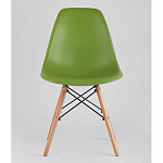 Пластиковый стул на ножках из массива бука Eames Green варинант исполнения - 4 | Loft Concept в Челябинске