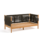 Садовый диван из тикового дерева и веревок Оreon варинант исполнения - 4 | Loft Concept в Челябинске