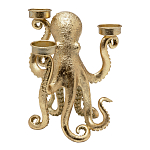 Подсвечник золотой Осьминог Gold Octopus Candlestick  варинант исполнения - 1 | Loft Concept в Челябинске