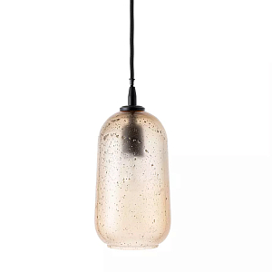 Подвесной светильник с стеклянным фактурным плафоном Glass with Texture