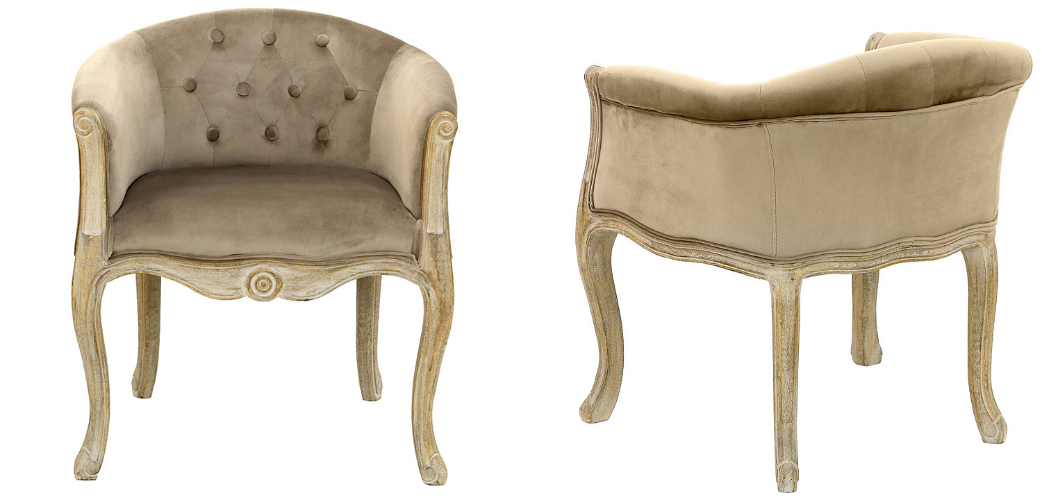Кресло French Provence Armchair Roderic beige Кресло French Provence Armchair Roderic beige - Loft-Concept в Челябинске