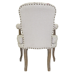 Кресло с изображением сакуры Aubrey Classical Armchair beige flax варинант исполнения - 2 | Loft Concept в Челябинске