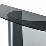 Консоль дымчатого цвета с изогнутым основанием Arabesque варинант исполнения - 2 | Loft Concept в Челябинске