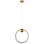 Подвесной светильник с плафоном в виде кольца Gilbertine Ring Hanging Lamp варинант исполнения - 2 | Loft Concept в Челябинске
