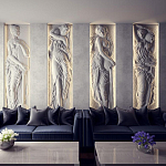 Барельеф FOUNTAIN OF INNOCENTS варинант исполнения - 1 | Loft Concept в Челябинске